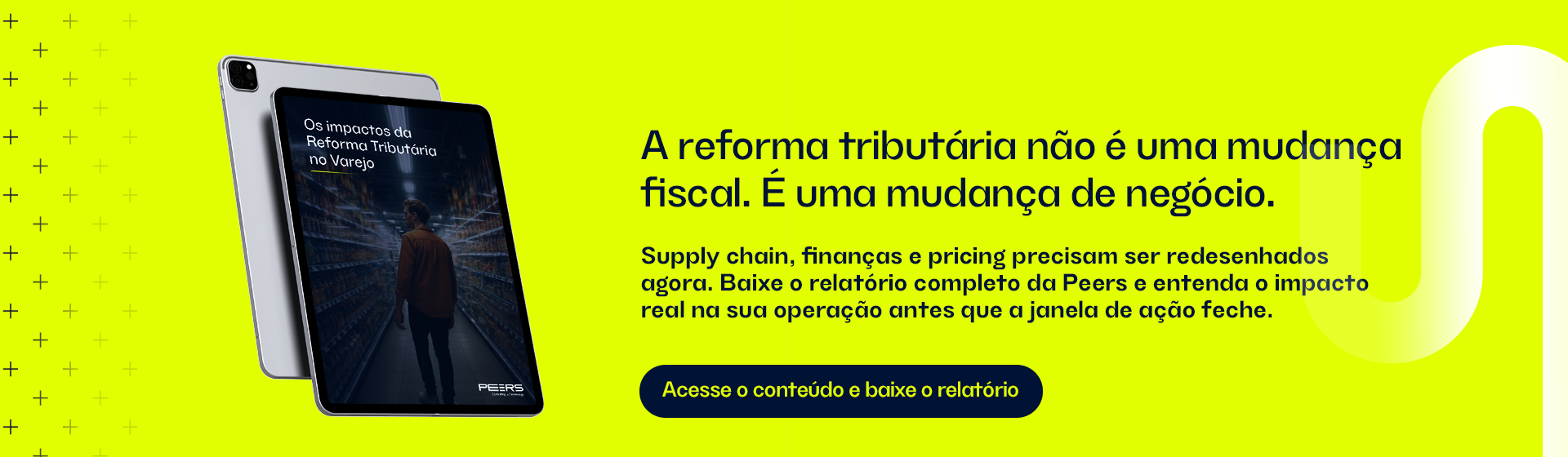 Banner Reforma tributária no varejo